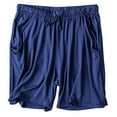 thumbnail image 1 of Nrmvnmi Women's Sleep Shorts Cute Solid Color Pajamas Shorts Soft Elastic Pajama Bottoms Boxer Shorts Sleepwear, 1 of 5