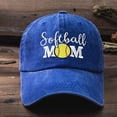 thumbnail image 1 of Nrmvnmi Womens Baseball Caps Baseball Softball Mom Hat Embroidery Adjustable Baseball Cap Cute Sport Hats for Women, 1 of 3