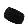thumbnail image 1 of Nrmvnmi Womens Ear Warmers Headbands Winter Warm Fuzzy Cable Knit Head Wrap Fleece Lined Gifts, 1 of 2