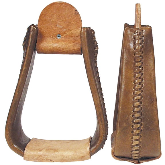 Nrs 3 IN Deep Roper Wood Stirrups