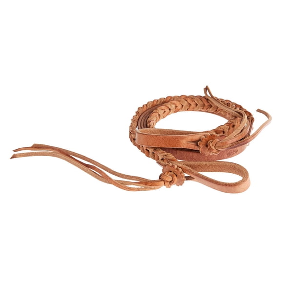 Nrs 5/8"x8ft Braided Hermann Oak Rattlesnake Knot Roper Rein