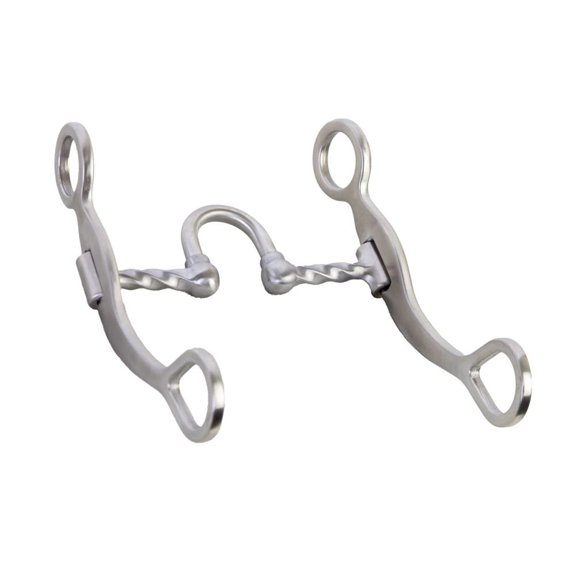 Nrs Brushed Stainless Steel Twisted Correctional Shank Bit