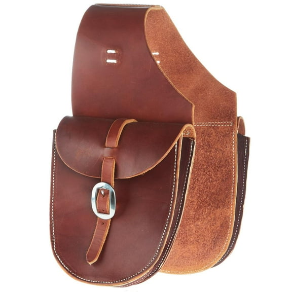 Nrs Chestnut Leather Saddle Bag