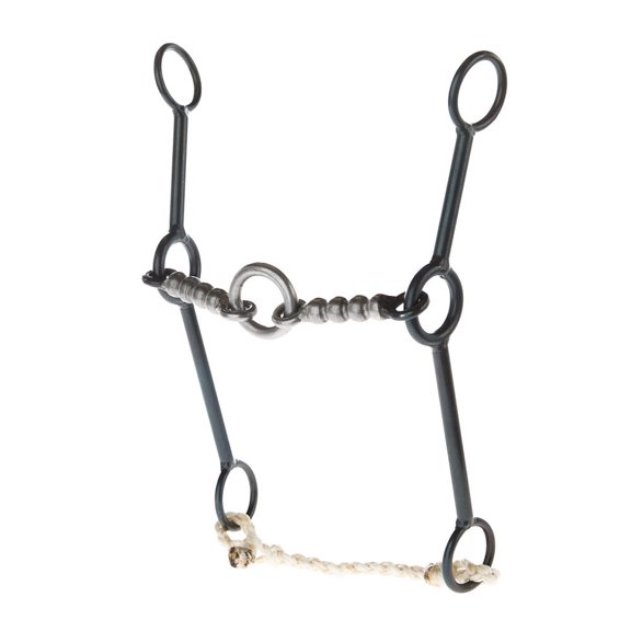 Nrs Circle Gag Bit with Solid Bead Mouth Piece