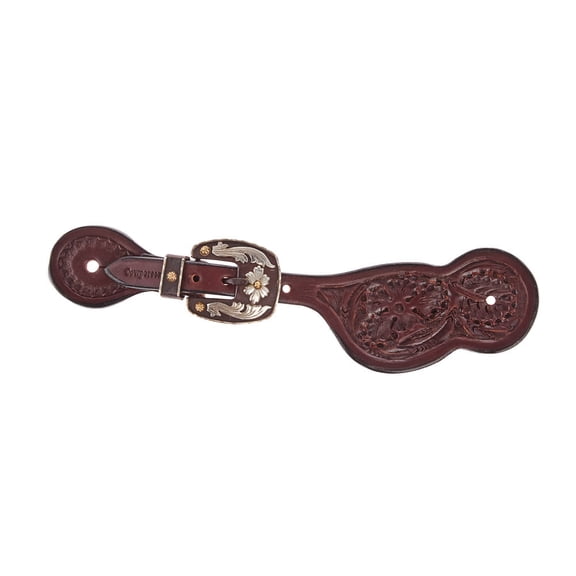 Nrs Dark Leather Spur Straps with B79 Buckle