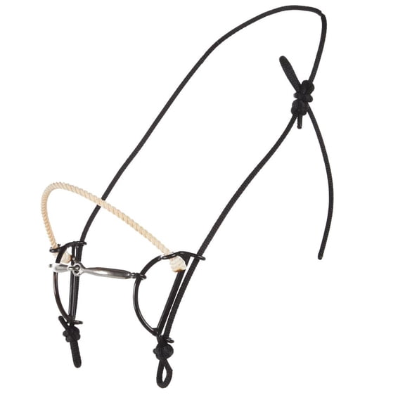 Nrs Gag w/Rope Nose Smooth Snaffle