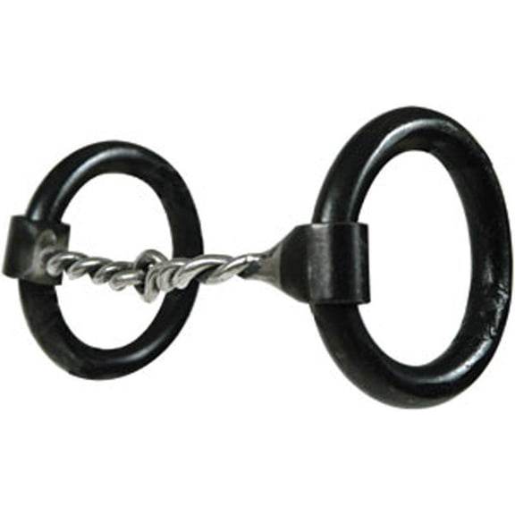 Nrs Heavy Ring Twisted Wire Snaffle