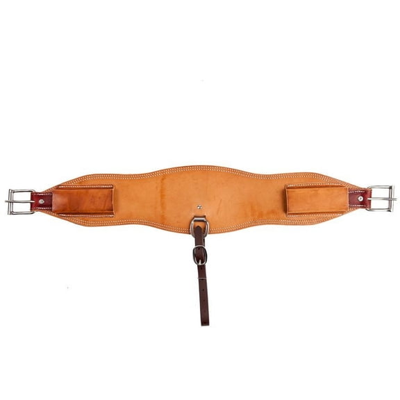 Nrs Oiled 6-1/2in Scalloped Flank Cinch Oiled 6.5IN