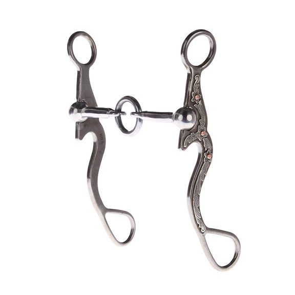 Nrs Silver Floral Smooth Lifesaver Shank Bit