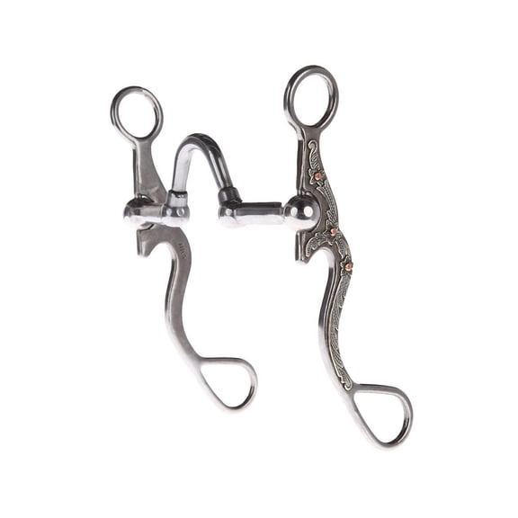 Nrs Silver Floral Victory Port Shank Bit