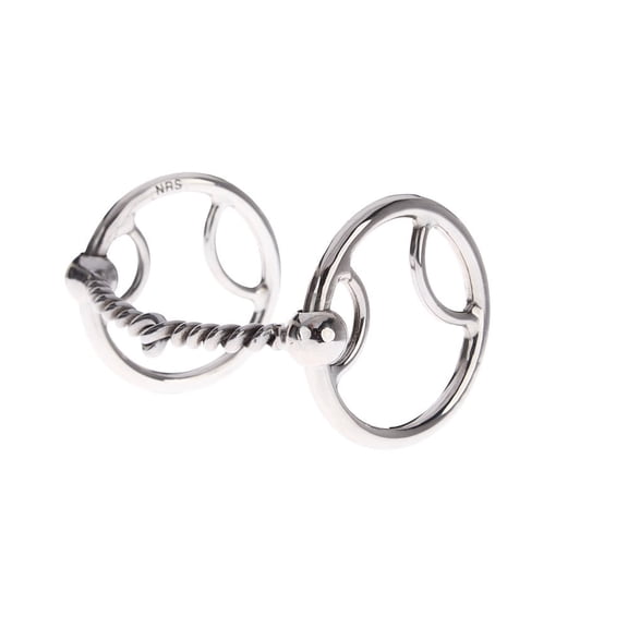 Nrs Twisted Wire Locked O Ring Gag Bit