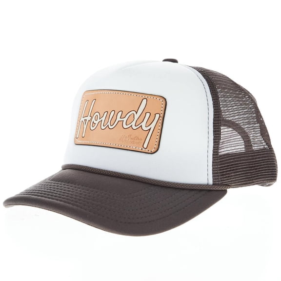 Nrs White/Grey Howdy Foam Trucker Cap