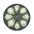 thumbnail image 1 of Nrs White Stone Brass Flower 1 1/2" Screwback Concho  1.5IN, 1 of 3