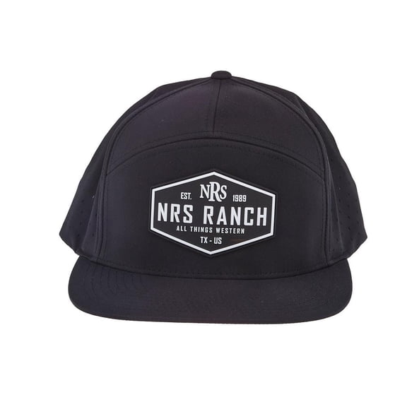 Nrs Womens Ranch Cannon Solid Black Logo Cap