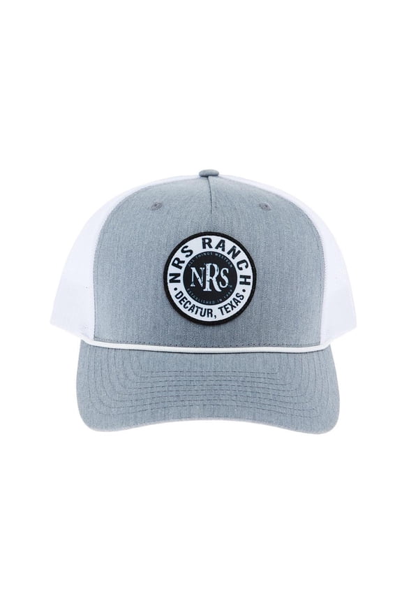 Womens Ranch Grey/White Round Logo Cap