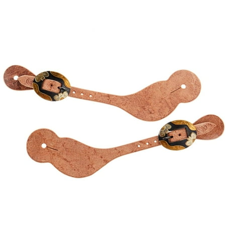 Nrs (m) 5/8 RO Spur Straps withCopper Flower S