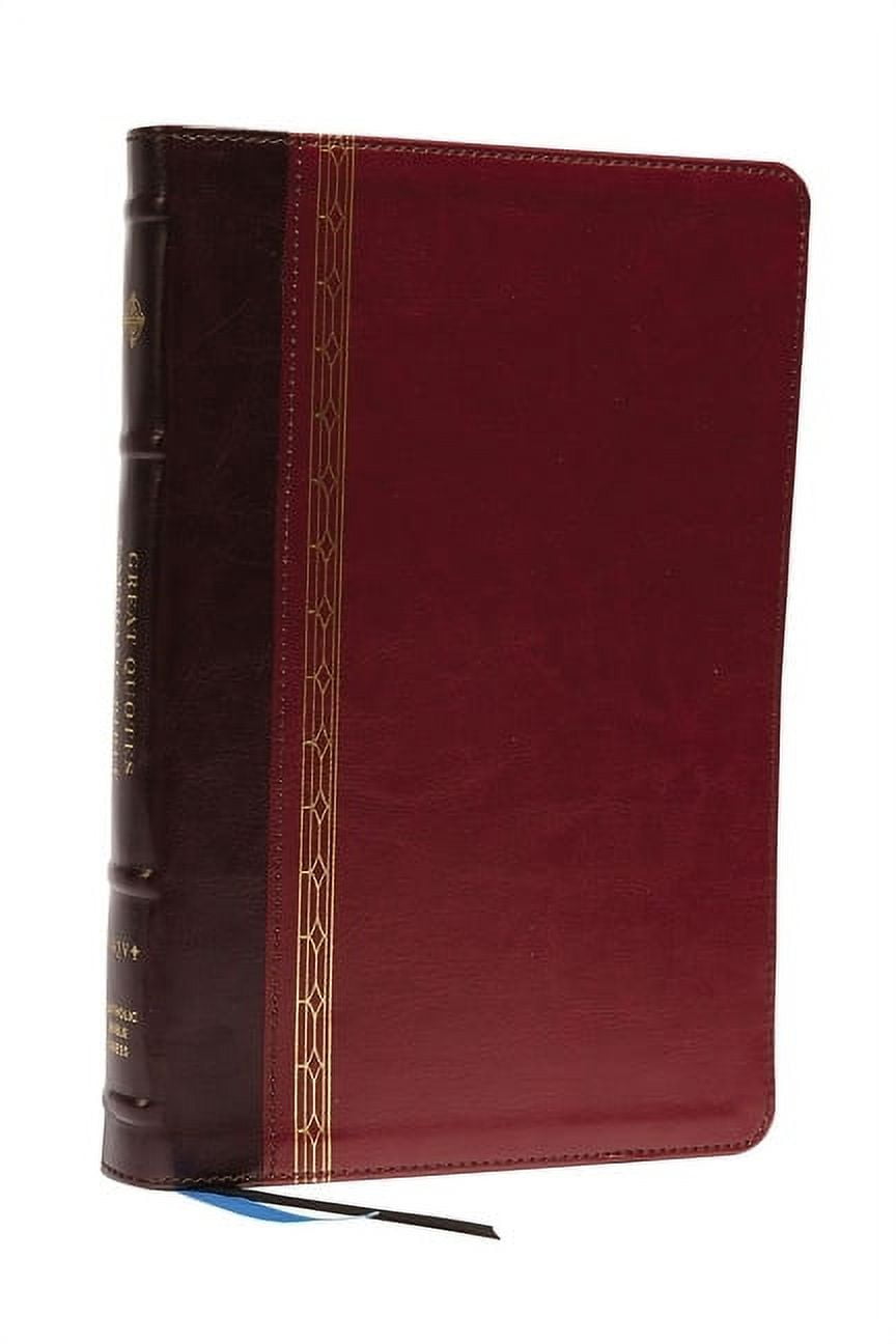 Nrsvce, Great Quotes Catholic Bible, Leathersoft, Burgundy, Comfort Print: Holy Bible (Other)