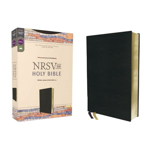 Nrsvue, Holy Bible, Leathersoft, Black, Comfort Print, (Hardcover)
