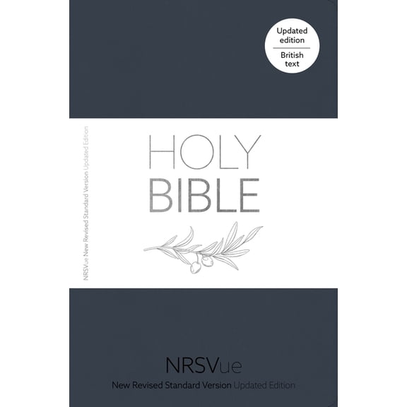 Nrsvue Holy Bible, Navy Flexiback, Debossed Detail, Silver Ribbon Marker, British Text, Nrsvue New Revised Standard Vers, (Paperback)