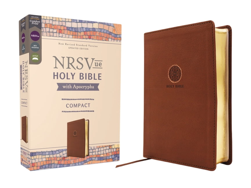 Nrsvue, Holy Bible with Apocrypha, Compact, Leathersoft, Brown