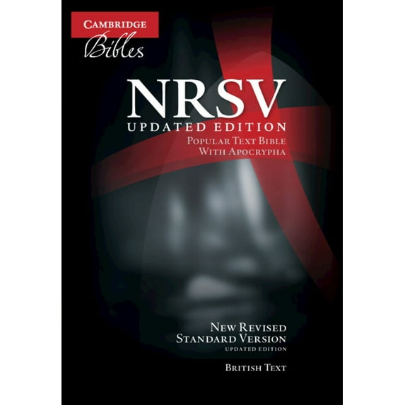 Nrsvue Popular Text Bible with Apocrypha, Black Calf Split Leather, Nr534: Ta: Updated Edition, British Text, (Hardcover)