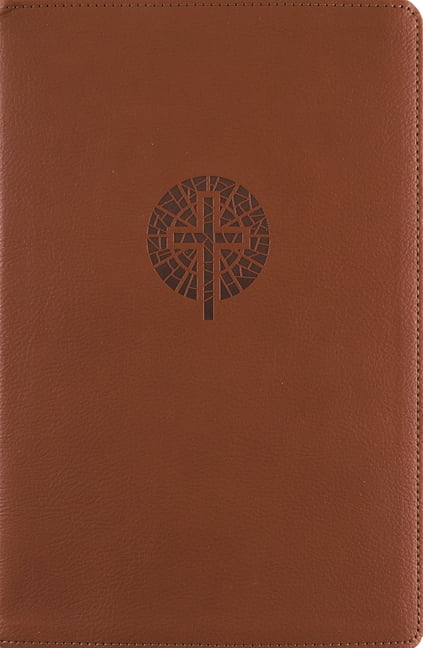 Nrsvue, Single-Column Reference Bible, Leathersoft, Brown, Comfort Print, (Hardcover)