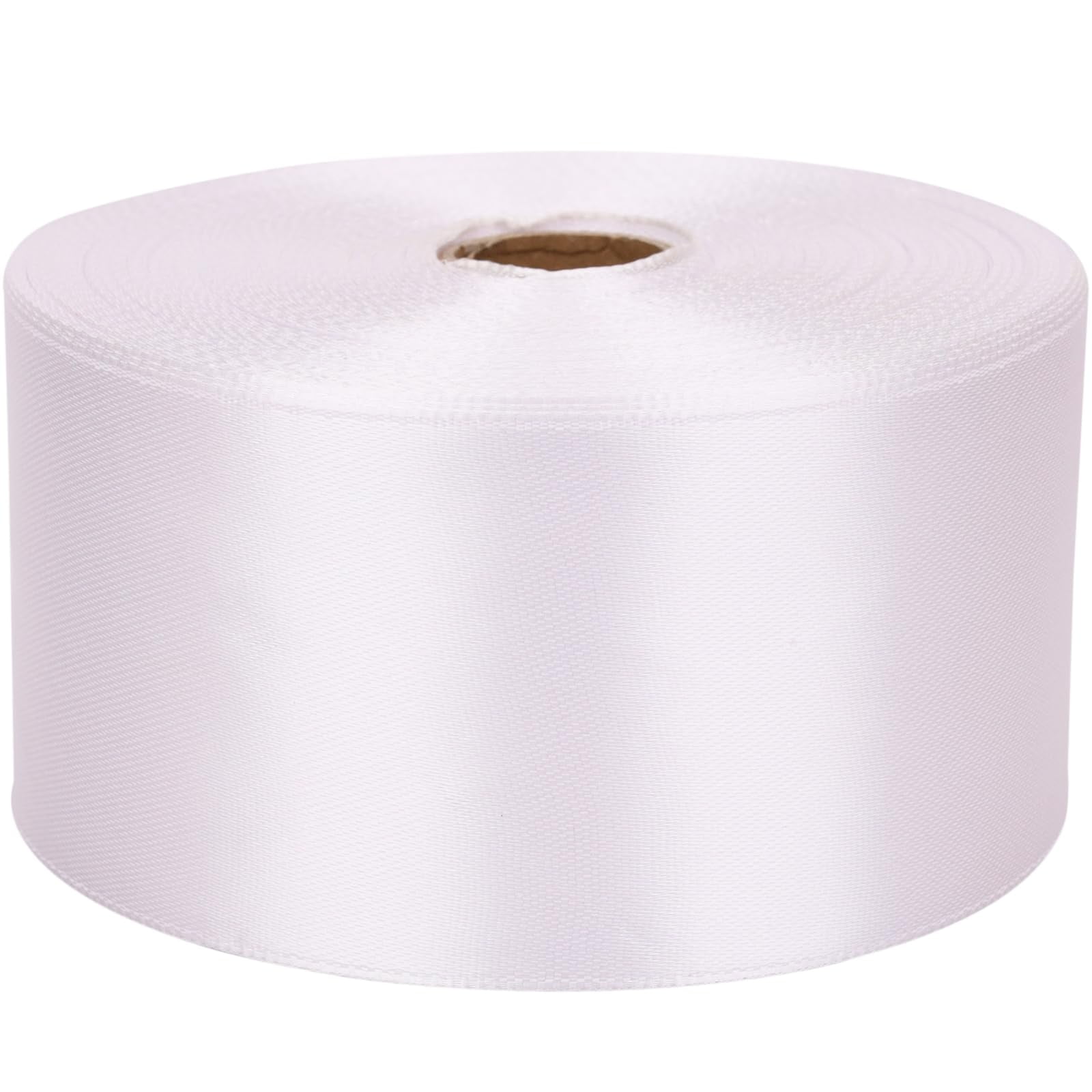 Bdf Button Ribbon Nsilu 2 inch White BDF32 Satin Ribbon 50 Yards Solid Fabric Ribbons ...