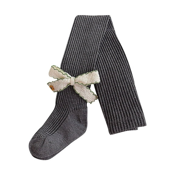 Nskgu Baby Girls Cotton Tights Thin Hollowed Summer with Bowknot Mesh Lace Fashion Toddler Footed Legging