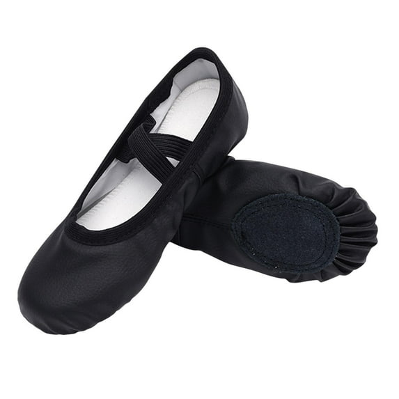 Nskgu Ballet Shoes for Girls Ballet Slippers Soft Elastic Canvas Girls Boys Dance Shoes for Kids