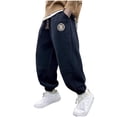 thumbnail image 1 of Nskgu Boys Cargo Joggers Pants Elastic Waist Casual Jogging Trousers Bottom for Kids, 1 of 4