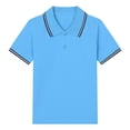 thumbnail image 1 of Nskgu Boys Short Sleeve Polo Shirts Kids School Uniform Shirt 2-15 Years, 1 of 5