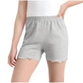 thumbnail image 1 of Nskgu Girls Ruffle Hem Safety Shorts Soft Cotton Blend Under Dress Shorts for Girls, 1 of 6