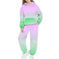 thumbnail image 1 of Nskgu Hoodie Sweatsuit Set for Boys Girls 2 Piece Hooded Sweatshirt Jogger Sweatpants Tracksuit Kids Athletic Tie Dye Outfits, 1 of 6