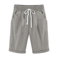thumbnail image 1 of Nskgu Kids Casual Drawstring Shorts Boys Girls Lightweight Cotton Summer Beach Shorts with Pockets, 1 of 7