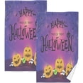 thumbnail image 1 of Nsnder Halloween Pumpkin Cotton Towel Set 2PCS, Quick Drying Bath Towels, Soft and Breathable Hand Towel WashCloths for Kitchen, Bathroom, Gym, Beach, 1 of 7