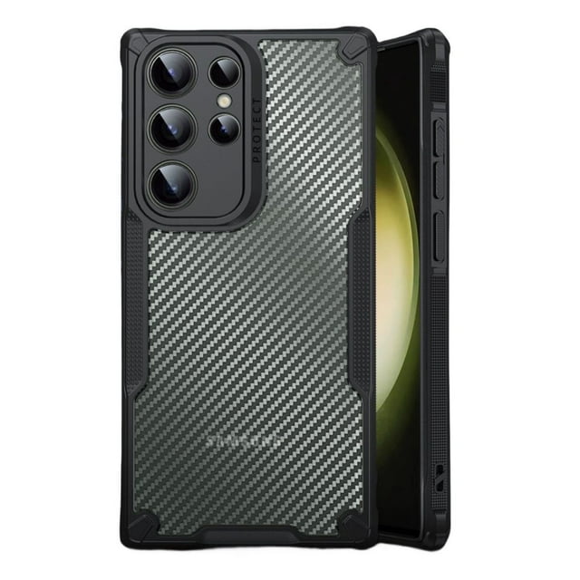 Nspiel for Samsung Galaxy S24 Ultra S24 Plus S24 Case Carbon Fibre Slim ...