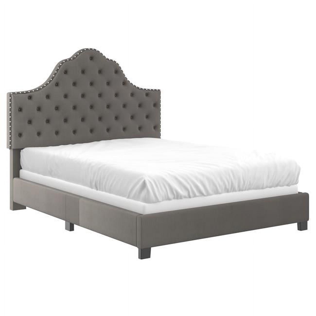 Nspire 101-292Q-GY 60 in. Greta Bed in Grey - Queen Size - image 1 of 6