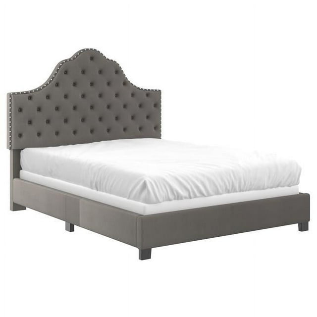 Nspire 101-292Q-GY 60 in. Greta Bed in Grey - Queen Size