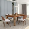 thumbnail image 1 of Nspire 207-381-582GY Krish & Hudson Dining Set in Sheesham with Grey Chair - 7 Piece, 1 of 1