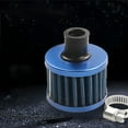 thumbnail image 1 of Nsxcdh 0.5inch Engine Crankcase Breather Filter Mushroom Head,Aluminum Alloy High Flow,Universal Clamp on Improves Airflow Washable,Cold Air Auxiliary Vent Performance Automotive, 1 of 6