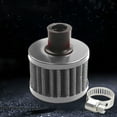 thumbnail image 1 of Nsxcdh 0.5inch Engine Crankcase Breather Filter Mushroom Head,Aluminum Alloy High Flow,Universal Clamp on Improves Airflow Washable,Cold Air Auxiliary Vent Performance Automotive, 1 of 6