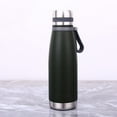 thumbnail image 1 of Nsxcdh 304 Stainless Steel Wide Mouth Thermal Bottle Leakproof 7.87x2.95in Vacuum Flask Lid Doubles as Cup Built in Tea Infuser Dishwasher Safe Home Travel Christmas Gifts for Grandkids, 1 of 1