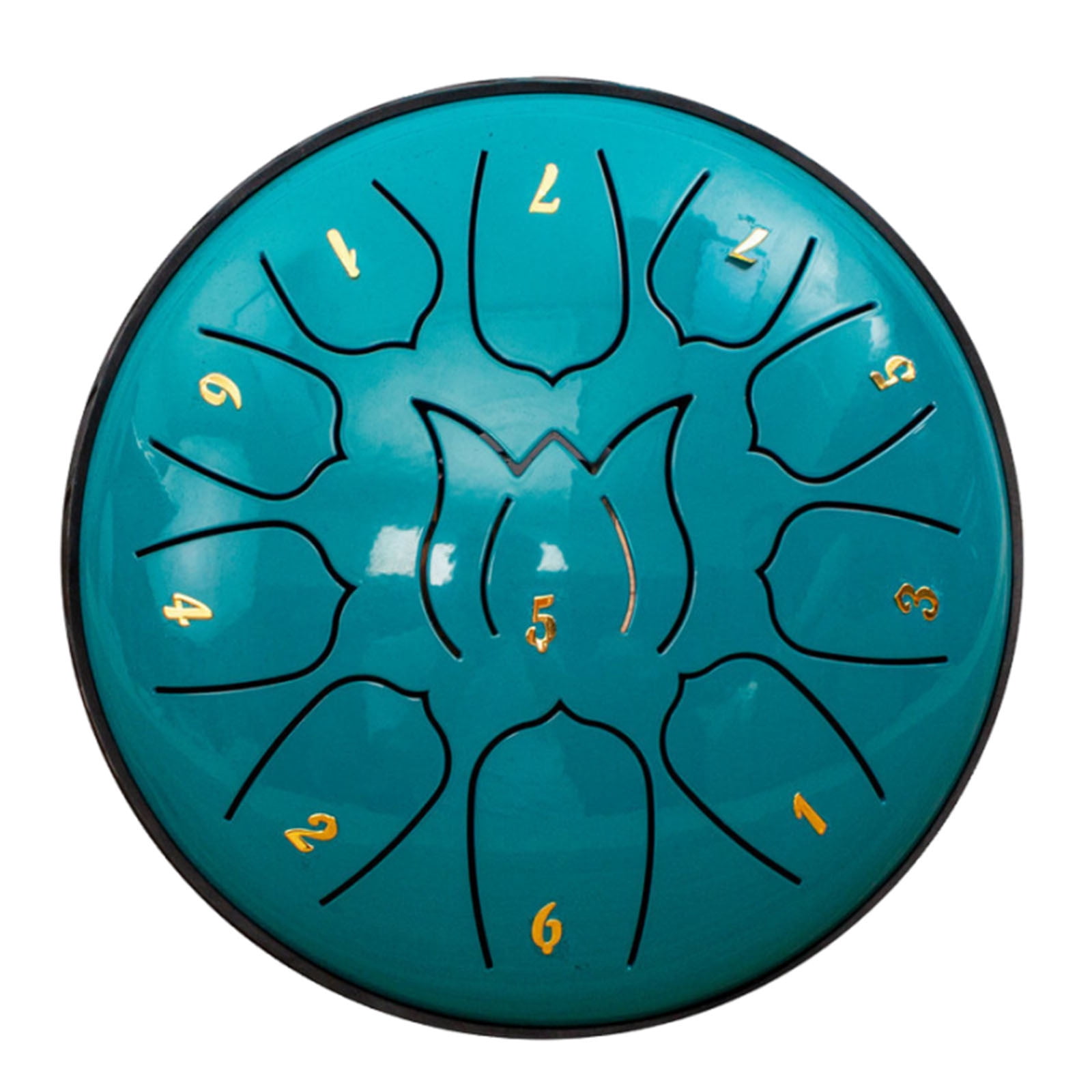 Nsxcdh 6 Inch 11 Tone Hand Drum,Children's Drum,Carbon Steel,6.49x1.95in,Unique Rhythms,Portable,Adult Kids,Musical Instrument,Toys Home Office Decor