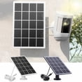 thumbnail image 1 of Nsxcdh up to 60% off Gifts 3W 5V Solar Charging Panel for Security Cameras and Doorbells, High Efficiency Outdoor Power Supply with Low Energy Design Stylish Finds for Less, 1 of 9