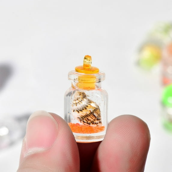 Nsxcdh up to 60% off Gifts Festive Season Discount Offers Night Light Drift Bottle Acrylic Material Conch Wishing Bottle Glass Bottle Pendant Keychain Luggage Accessories Small Ornaments