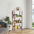thumbnail image 1 of Nsxcdh up to 60% off Gifts Storage Cart Multi-Layer Rolling Rack Flat Top Design with 4 Hooks Mobile Organizer with Wheels For Bathroom Living Room Kitchen Today’s Must-Have Bargains, 1 of 6
