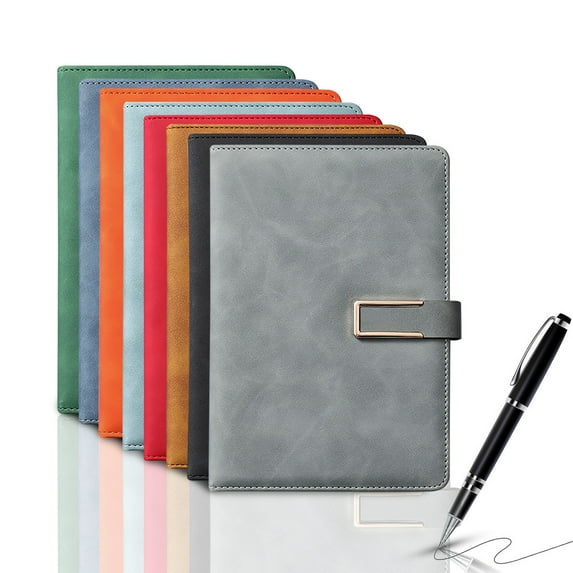 Nsxcdh A5 Notebook Journal,Durable Faux Leather 8.27x5.91x0.59 in Thick 240 Pages Lay Flat,Ink Resistant Smooth Writing Planner College Meeting Notes Organizer,Office School Work