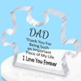 thumbnail image 1 of Nsxcdh Acrylic Block Puzzle, Personalized Gift, Acrylic, 4.7x3.7 In, Anniversary Decor, Shatterproof, Home, 1 of 4
