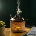 thumbnail image 1 of Nsxcdh Aromatherapy Oil Diffuser,Flame Volcano Mist Humidifier,Abs Material,White,4.84x4.52x4.52in,180ml Capacity,Quiet Timer,7 Colors Light,Auto Shut Off,Home Office Bedroom Diffuser, 1 of 8