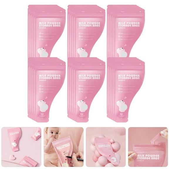 Nsxcdh Baby Milk Powder Storage Bag 30 Pack Disposable Dispenser Cotton Rayon Pet Streamlined Leak Proof Compact Easy Record Feeding Travel Infant Christmas Gift for the Girlfriend Clearance Outlet
